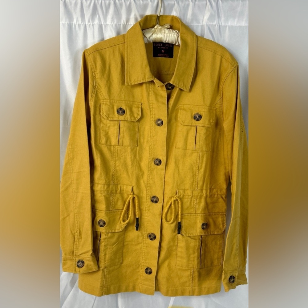 Mustard Color Women’s Black Label by C’EST Jacket